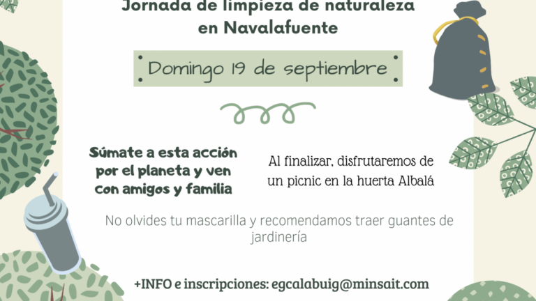 Jornada de limpieza de Naturaleza en Navalafuente