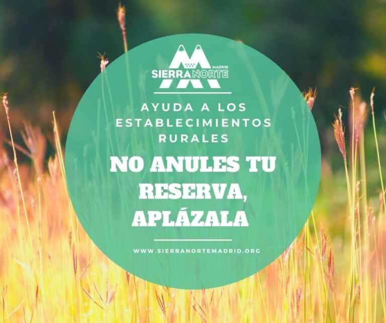 No anules tu reserva, APLÁZALA